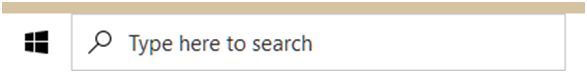 windows 10 search bar